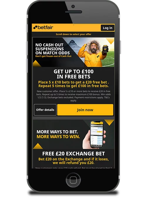 BetFair Welcome Bonus