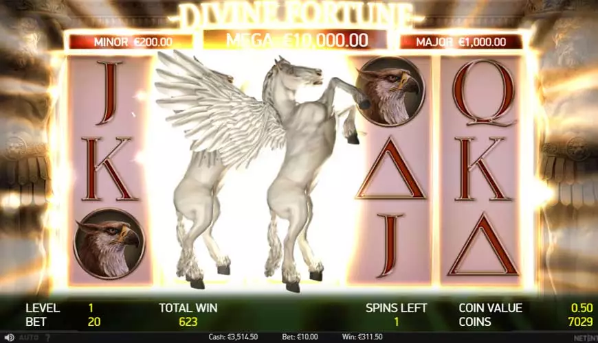 Divine Fortune Free Spins