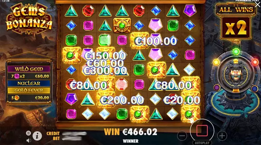 Gems Bonanza Bonus Rounds