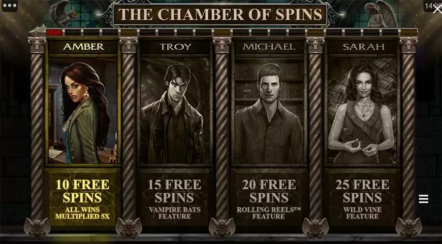 Immortal Romance Free Spins