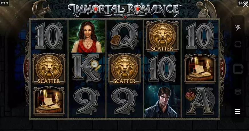 Immortal Romance Scatter Symbols