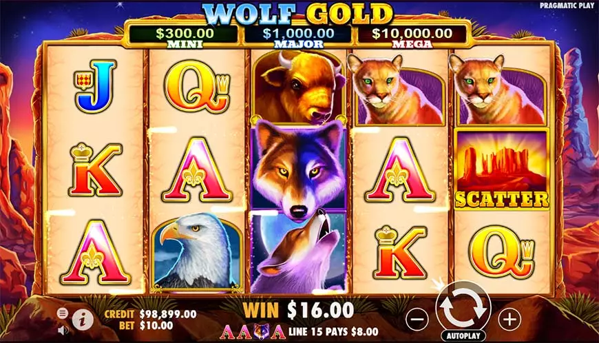 Wolf Gold Slot and RTP