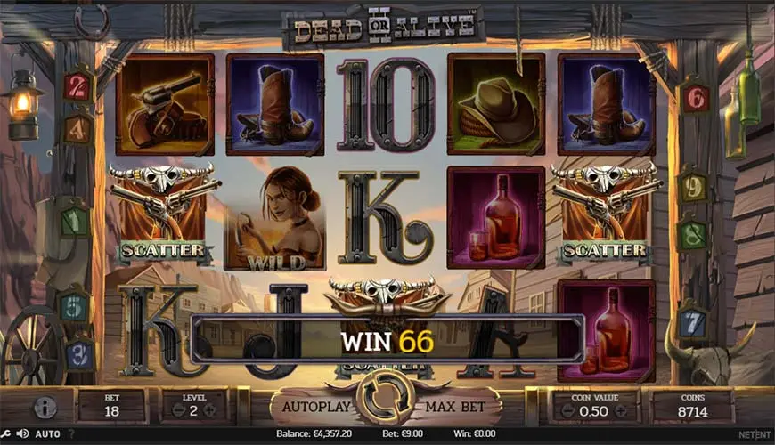 Dead or Alive II Free Spins