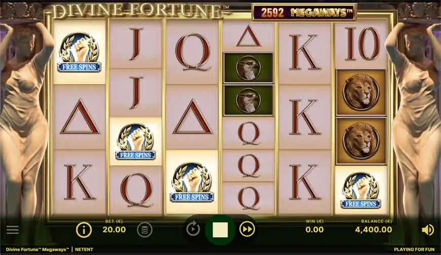 Divine Fortune Megaways Free Spins