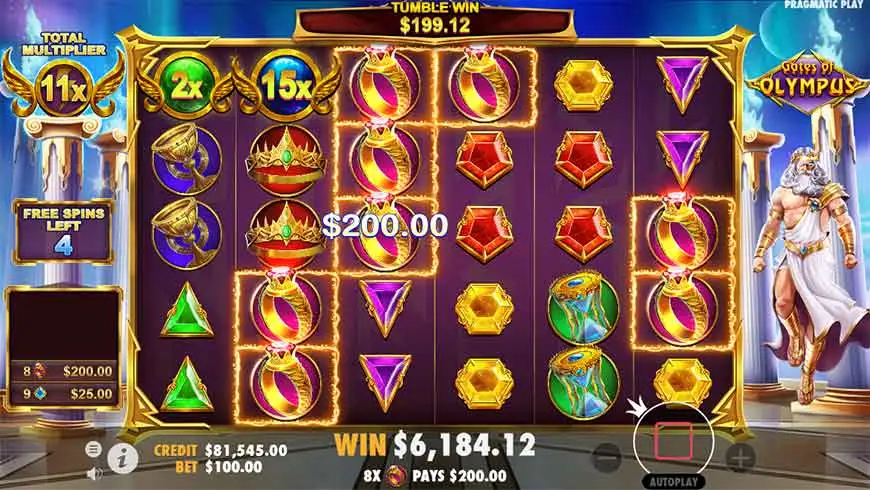 Gates of Olympus Multiplier Free Spins