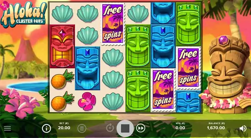 Aloha Cluster Free Spins
