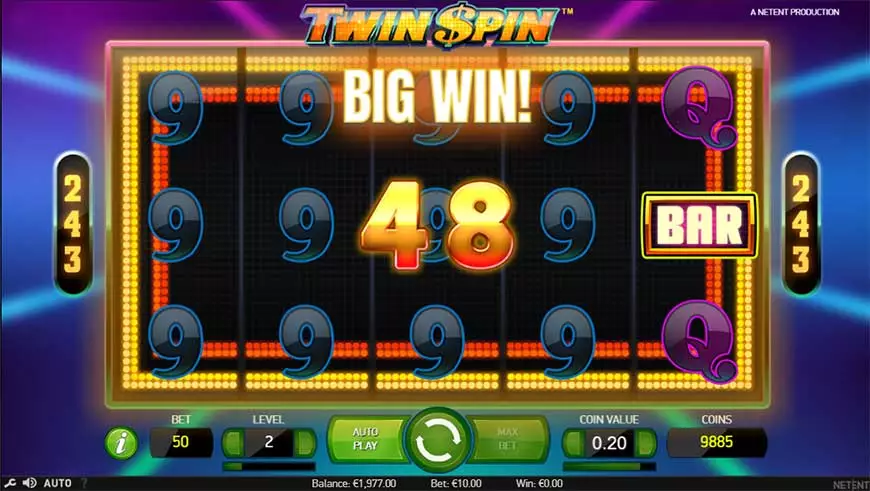 Twin Spin Slot RTP